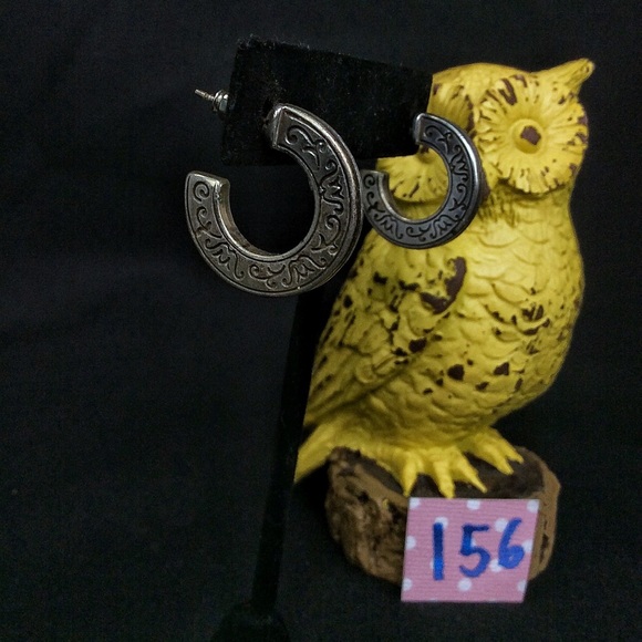 Brighton Jewelry - Retired Brighton Silver Hoop Earrings